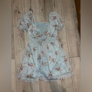 Floral Puff Sleeve Summer dress